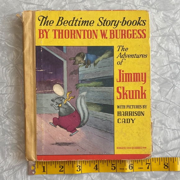 The Adventures of Jimmy Skunk by Thornton W. Burgess - Picture 1 of 6